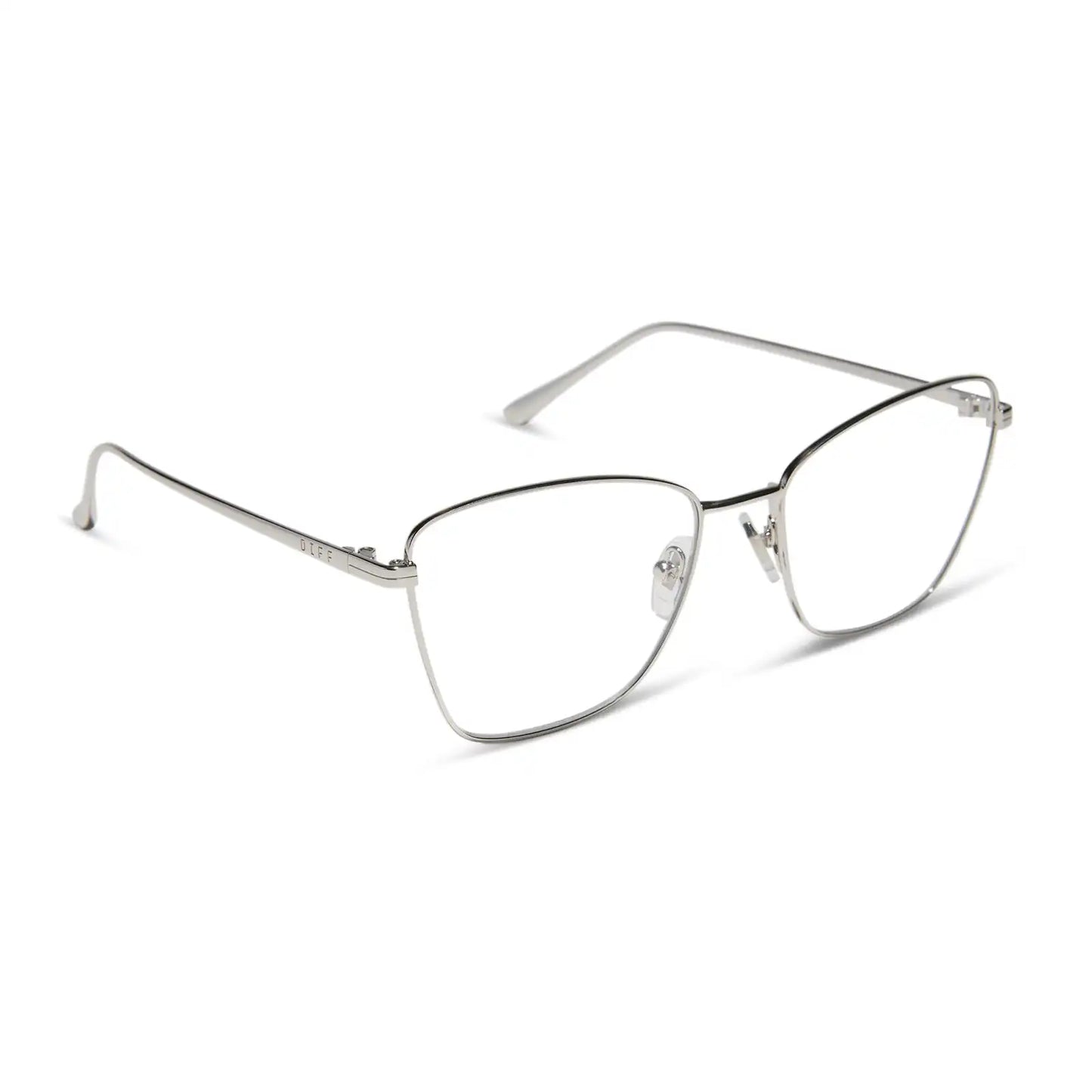CONNIE - SILVER + GLASSES