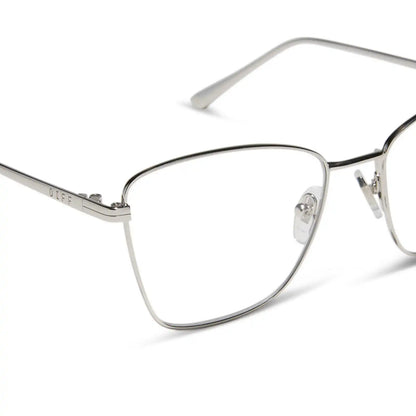 CONNIE - SILVER + GLASSES