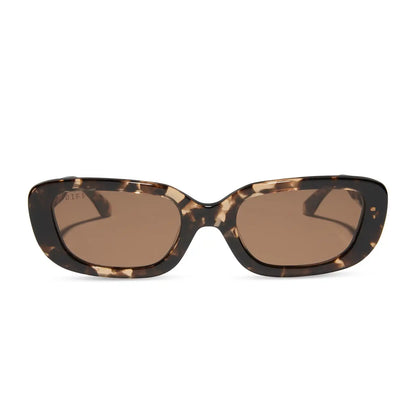 DAPHNE - ESPRESSO TORTOISE + METAL + BROWN + POLARIZED SUNGLASSES