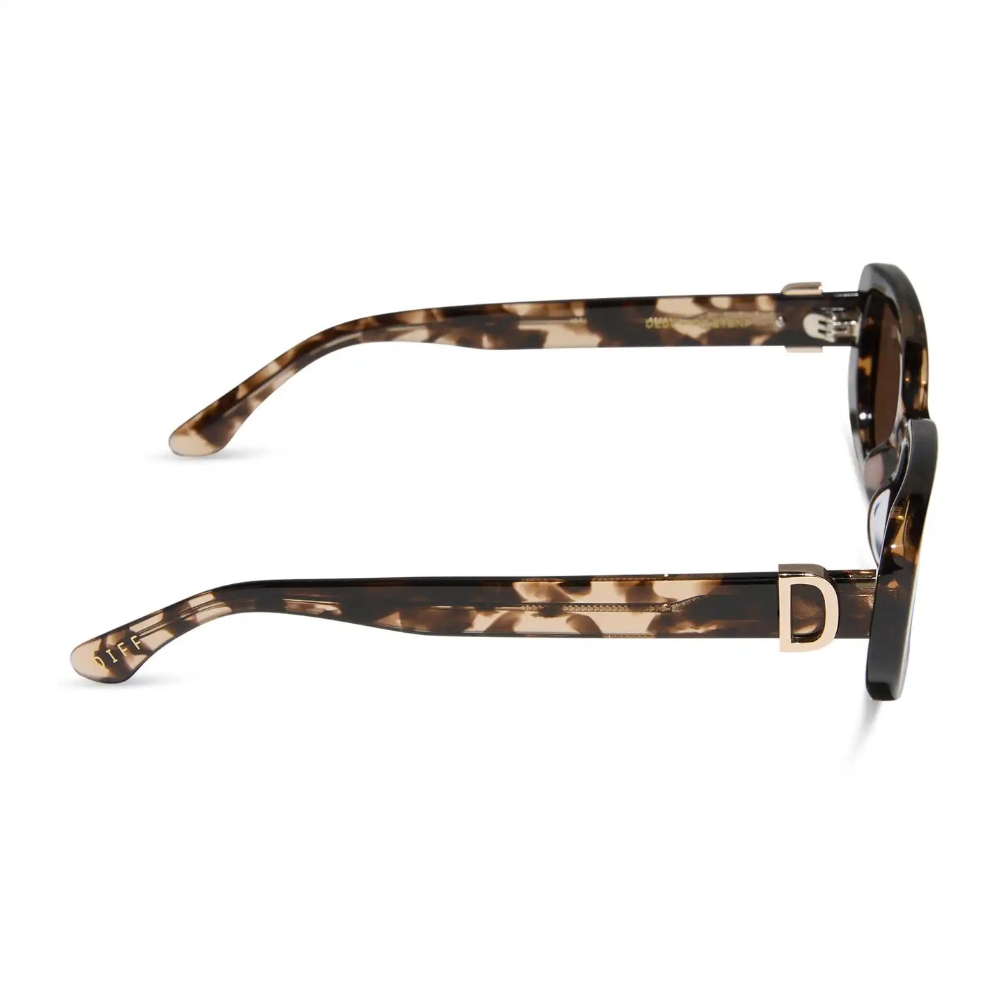 DAPHNE - ESPRESSO TORTOISE + METAL + BROWN + POLARIZED SUNGLASSES