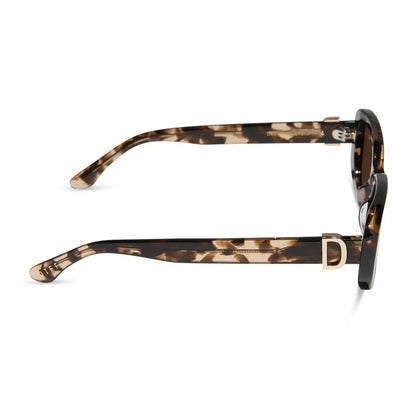 DAPHNE - ESPRESSO TORTOISE + METAL + BROWN + POLARIZED SUNGLASSES