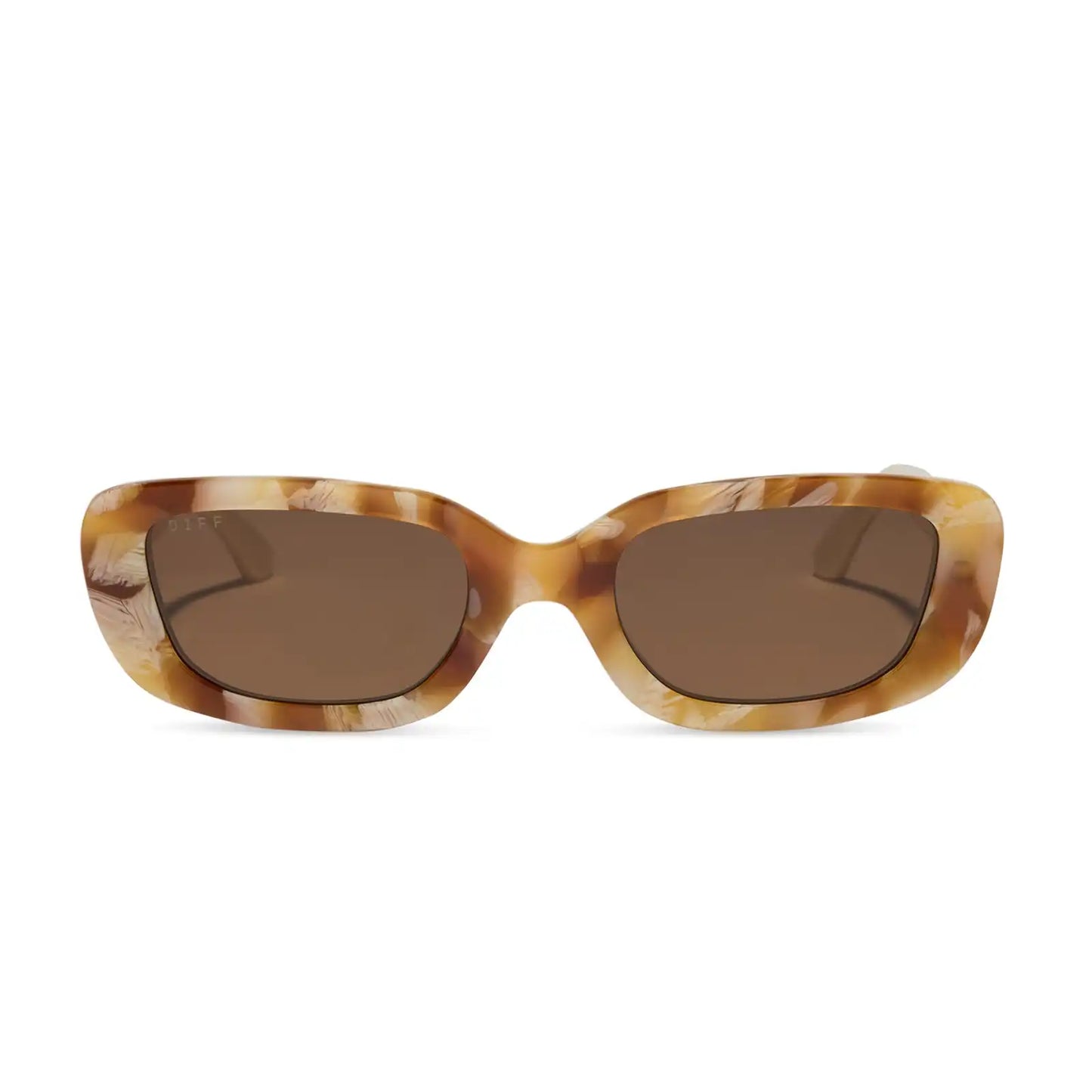 DAPHNE - GILDED TORTOISE + COURTSIDE IVORY + BROWN + POLARIZED SUNGLASSES