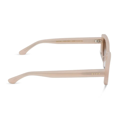 DAPHNE II - MILKY BLUSH + BROWN + POLARIZED SUNGLASSES