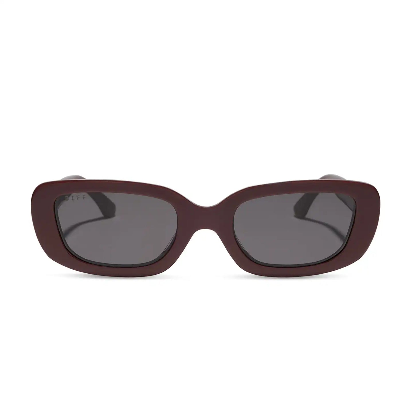 DAPHNE - RUGBY RED + GREY + POLARIZED SUNGLASSES