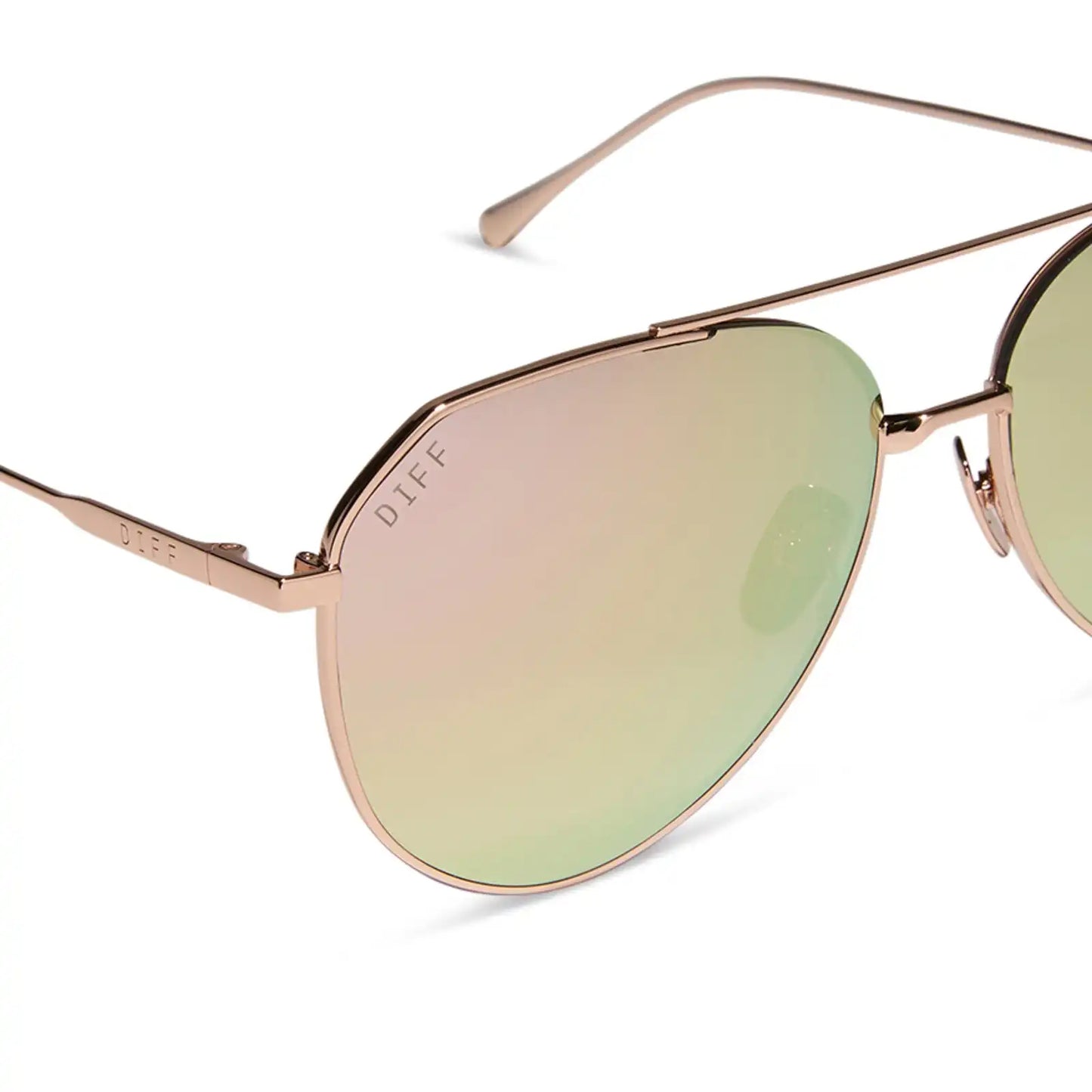 DASH - ROSE GOLD + CHERRY BLOSSOM MIRROR + POLARIZED SUNGLASSES