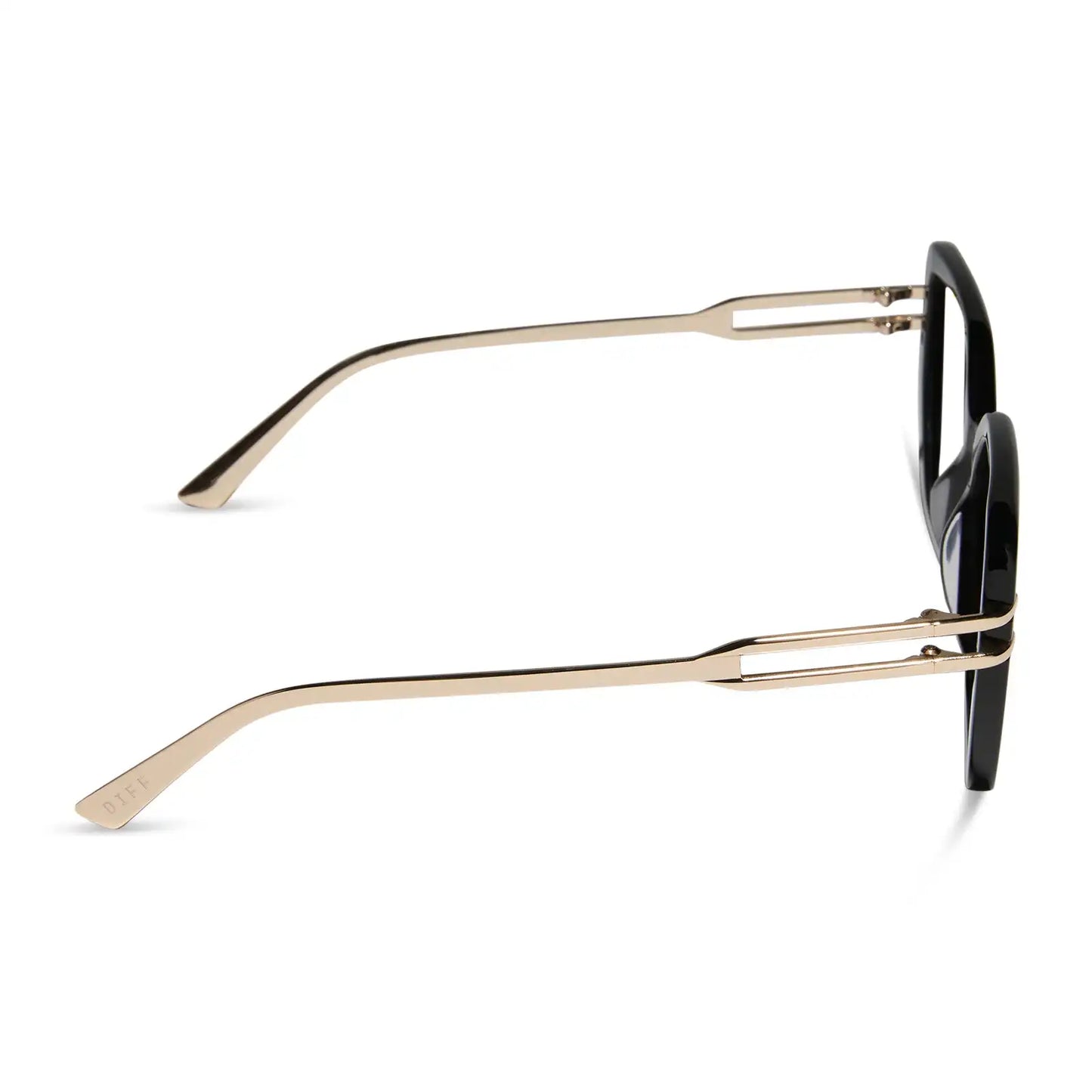 DASHA - BLACK + GOLD + GLASSES
