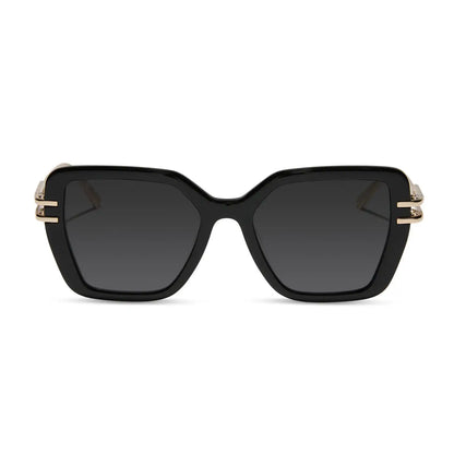 DASHA - BLACK + GOLD + GLASSES