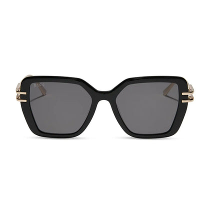 DASHA - BLACK + GREY SUNGLASSES