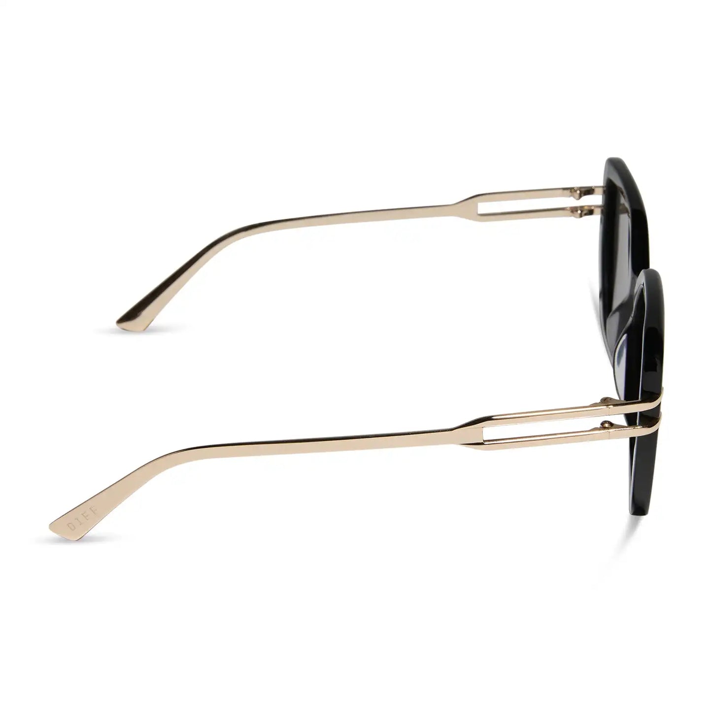 DASHA - BLACK + GREY SUNGLASSES