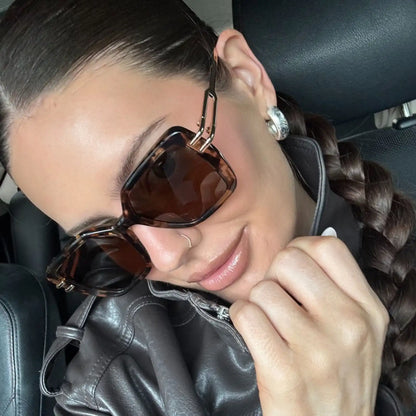 DASHA - ESPRESSO TORTOISE + GOLD + BROWN + POLARIZED SUNGLASSES