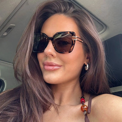 DASHA - ESPRESSO TORTOISE + GOLD + BROWN + POLARIZED SUNGLASSES