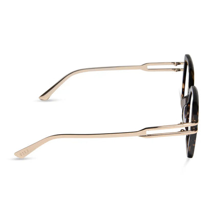 DASHA - ESPRESSO TORTOISE + GOLD + GLASSES