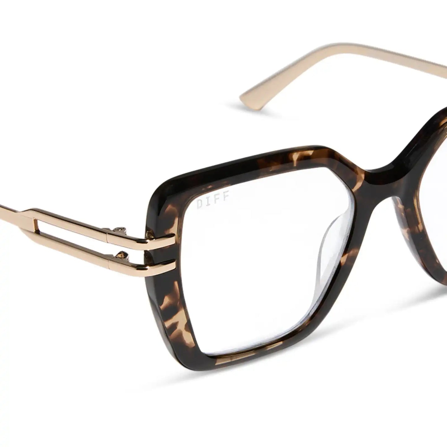 DASHA - ESPRESSO TORTOISE + GOLD + GLASSES