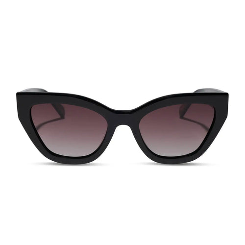 EMILY - BLACK + BROWN GRADIENT + POLARIZED SUNGLASSES