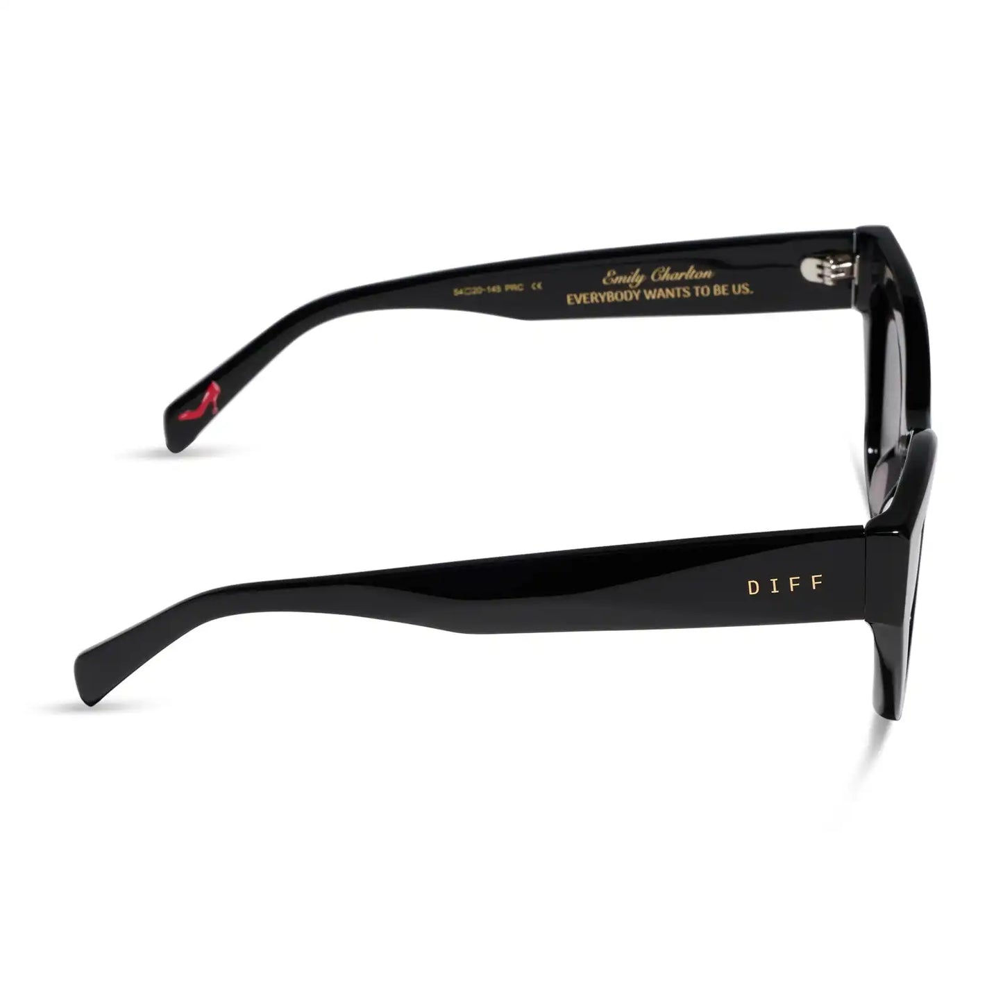 EMILY - BLACK + BROWN GRADIENT + POLARIZED SUNGLASSES