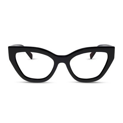 EMILY - BLACK + GLASSES