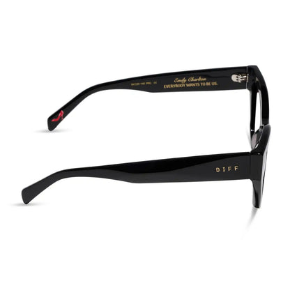 EMILY - BLACK + GLASSES