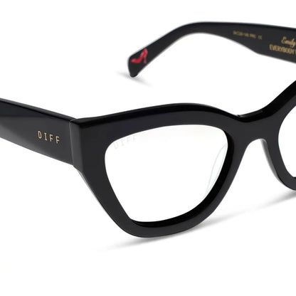 EMILY - BLACK + GLASSES