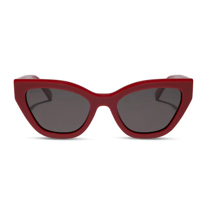 EMILY - RED + GREY + POLARIZED SUNGLASSES