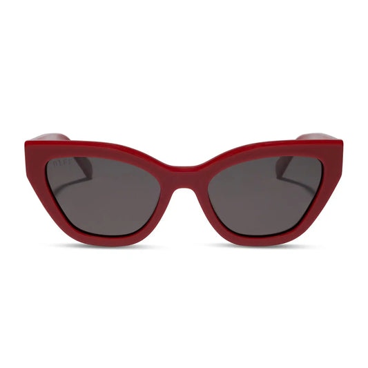 EMILY - RED + GREY + POLARIZED SUNGLASSES