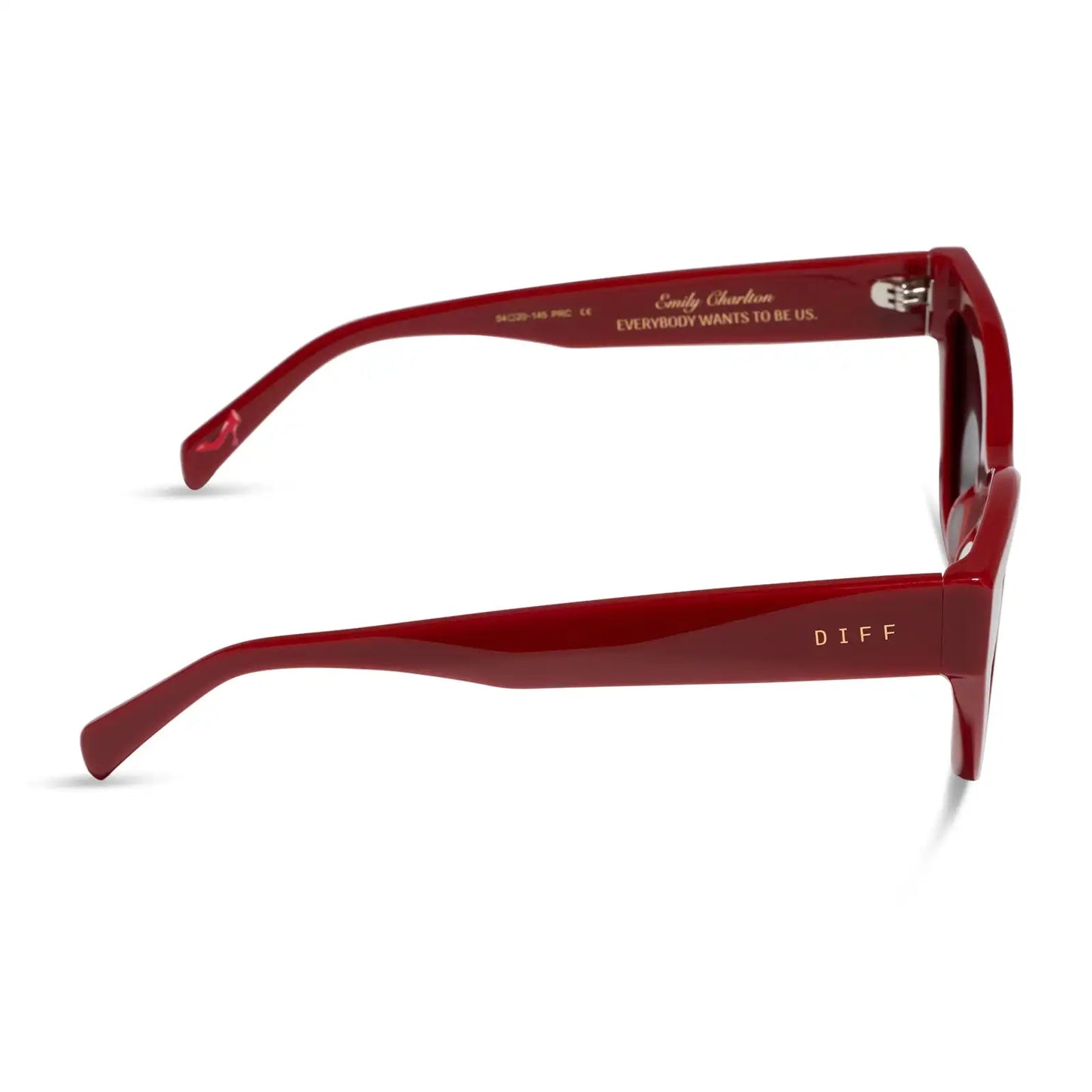 EMILY - RED + GREY + POLARIZED SUNGLASSES