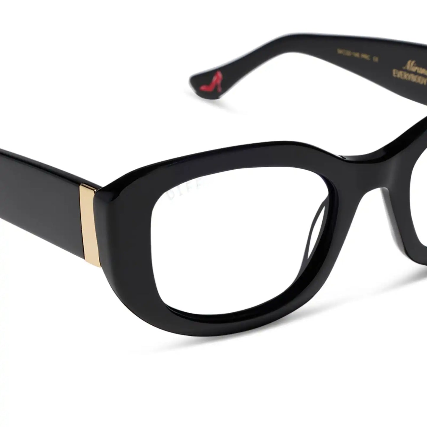 MIRANDA - BLACK + GLASSES