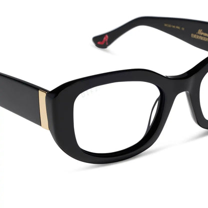 MIRANDA - BLACK + GLASSES
