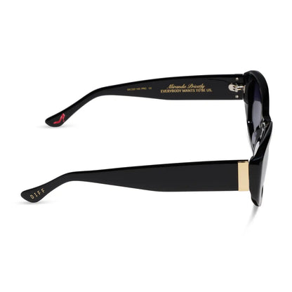 MIRANDA - BLACK + GREY GRADIENT + POLARIZED SUNGLASSES