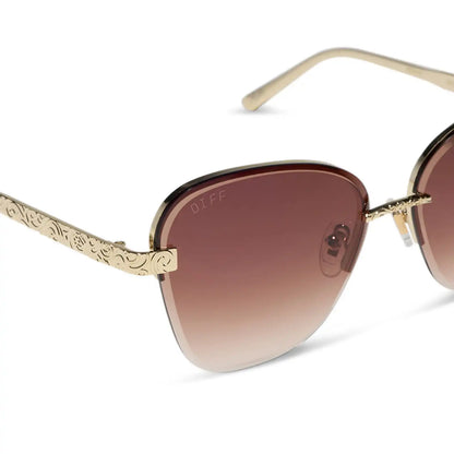 BELLE 3.0 - GOLD + BROWN GRADIENT + SUNGLASSES
