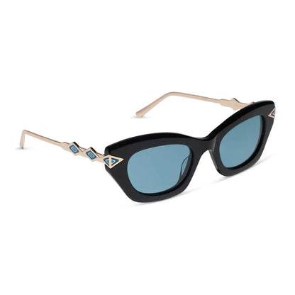 JASMINE 2.0 - BLACK + TEAL + SUNGLASSES