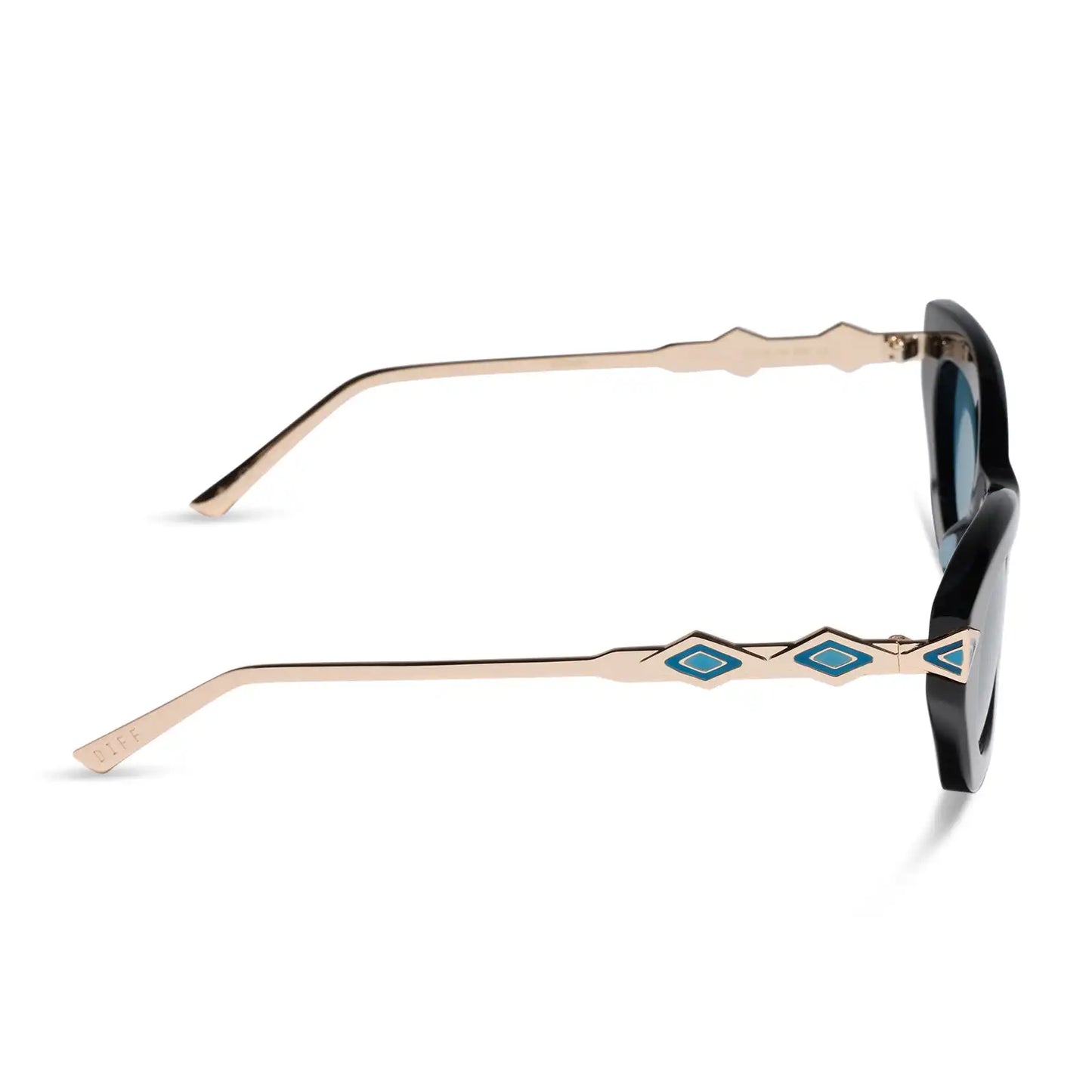 JASMINE 2.0 - BLACK + TEAL + SUNGLASSES