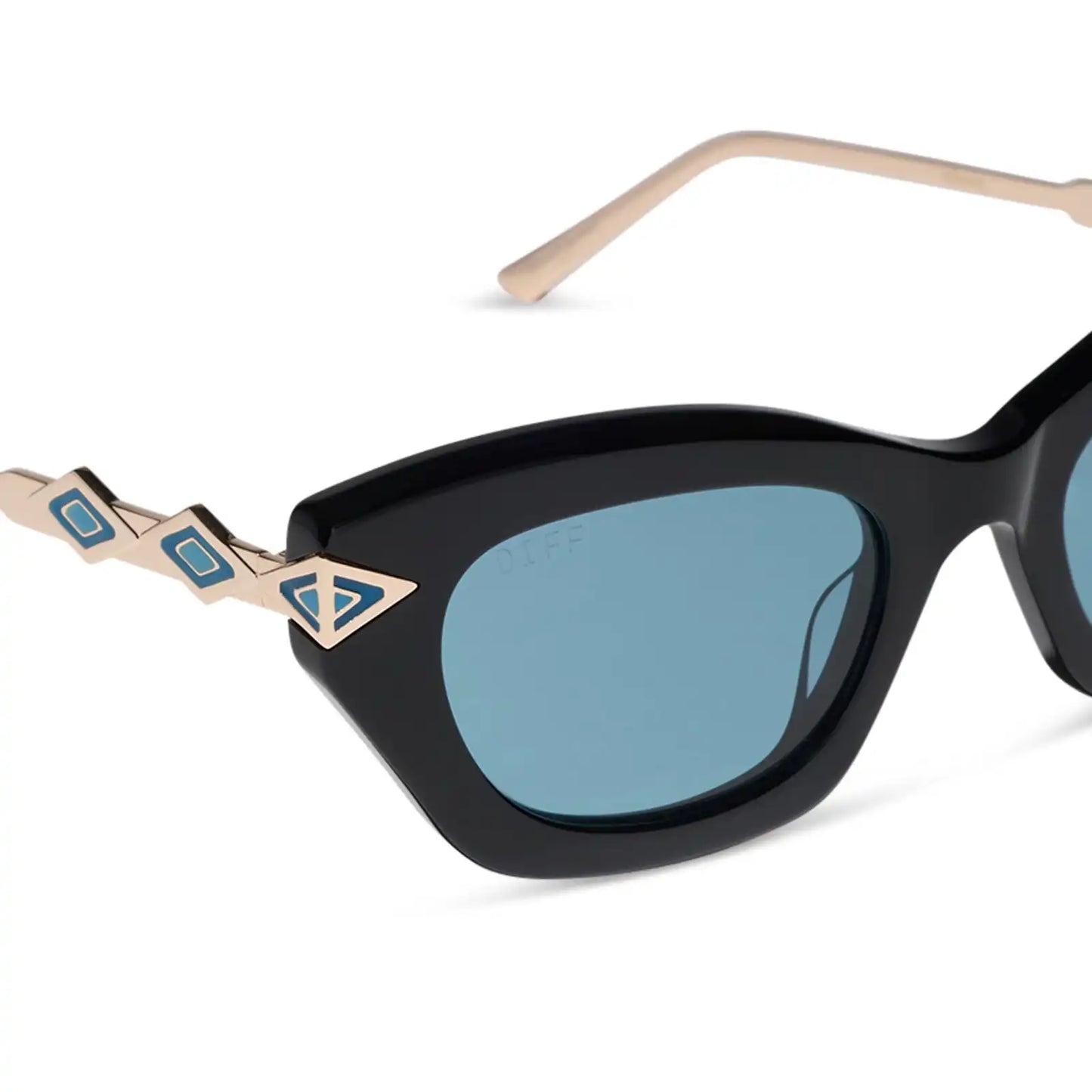 JASMINE 2.0 - BLACK + TEAL + SUNGLASSES