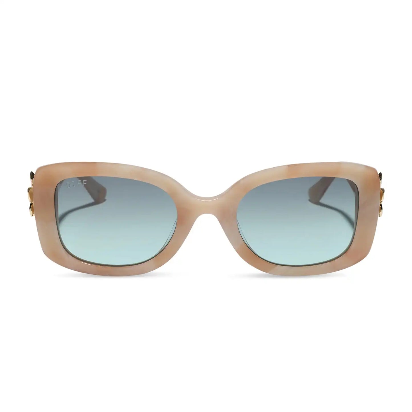MOANA - BEIGE TORTOISE + SEAFOAM GREEN + SUNGLASSES