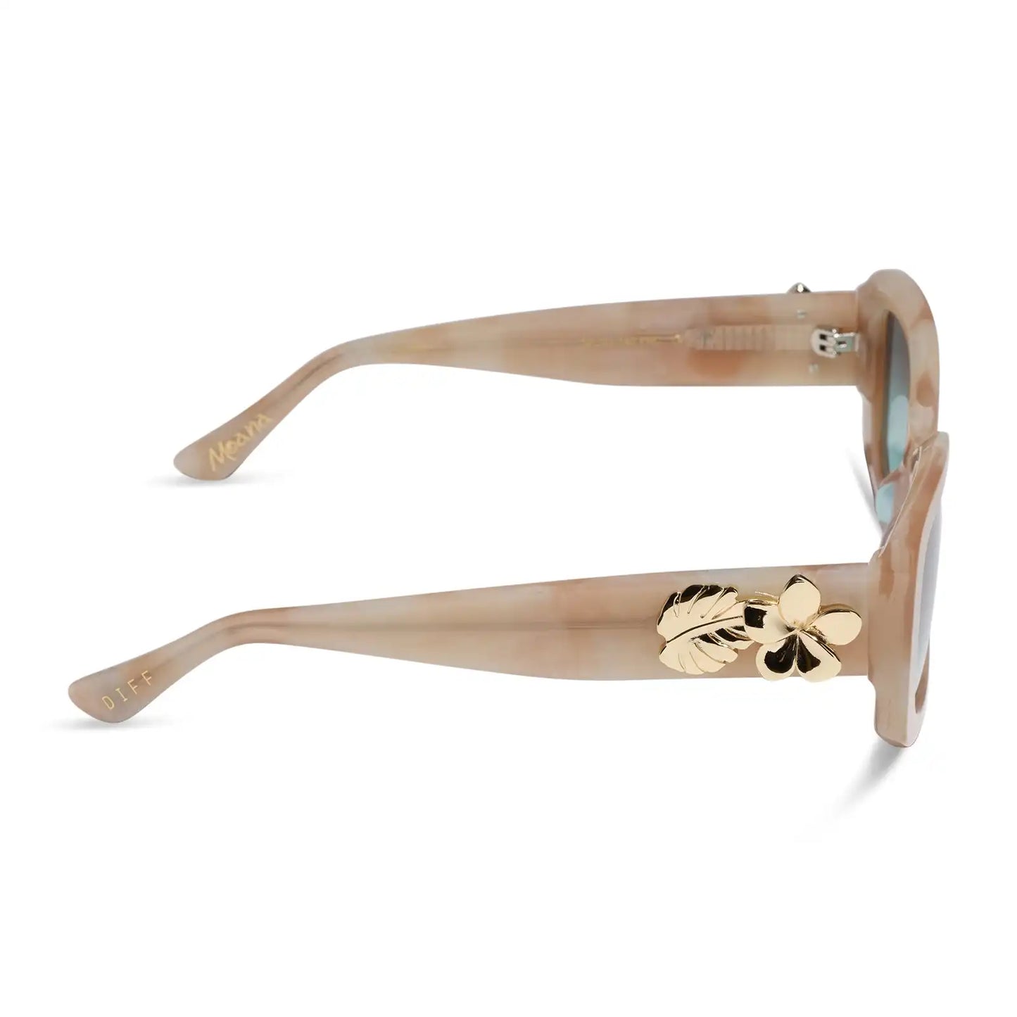 MOANA - BEIGE TORTOISE + SEAFOAM GREEN + SUNGLASSES