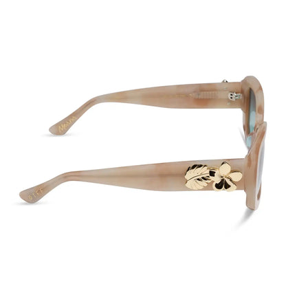 MOANA - BEIGE TORTOISE + SEAFOAM GREEN + SUNGLASSES