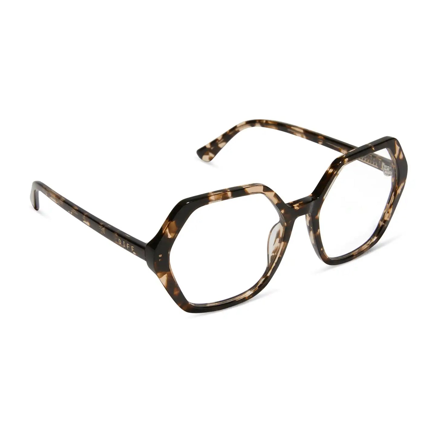 DIXIE - ESPRESSO TORTOISE + BLUE LIGHT GLASSES