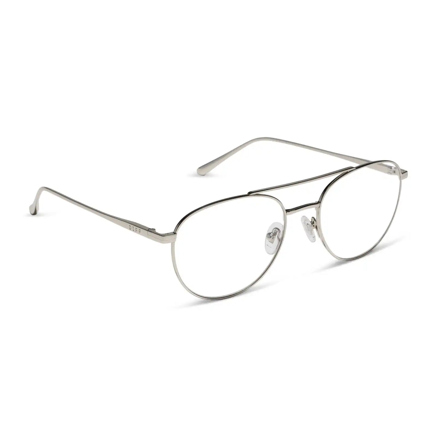 EMERSON - SILVER + GLASSES