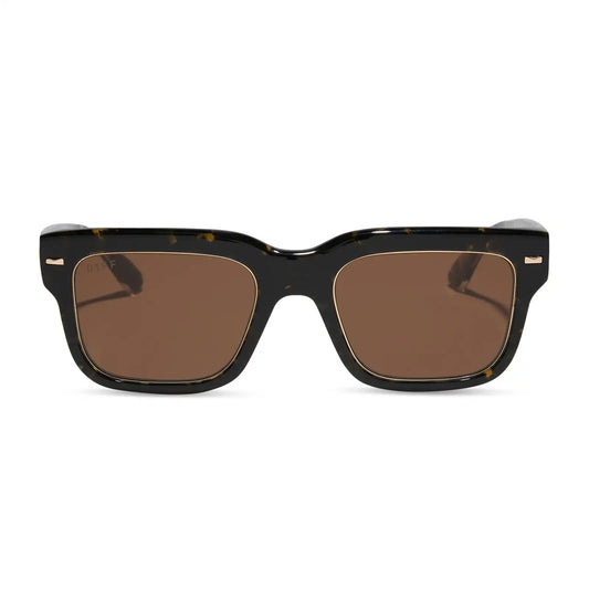 ALFIE - TRUFFLE TORTOISE + DEEP BROWN SUNGLASSES