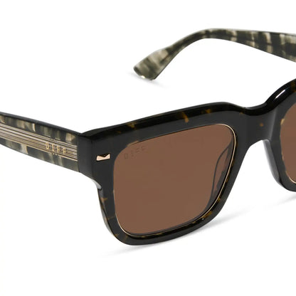ALFIE - TRUFFLE TORTOISE + DEEP BROWN SUNGLASSES