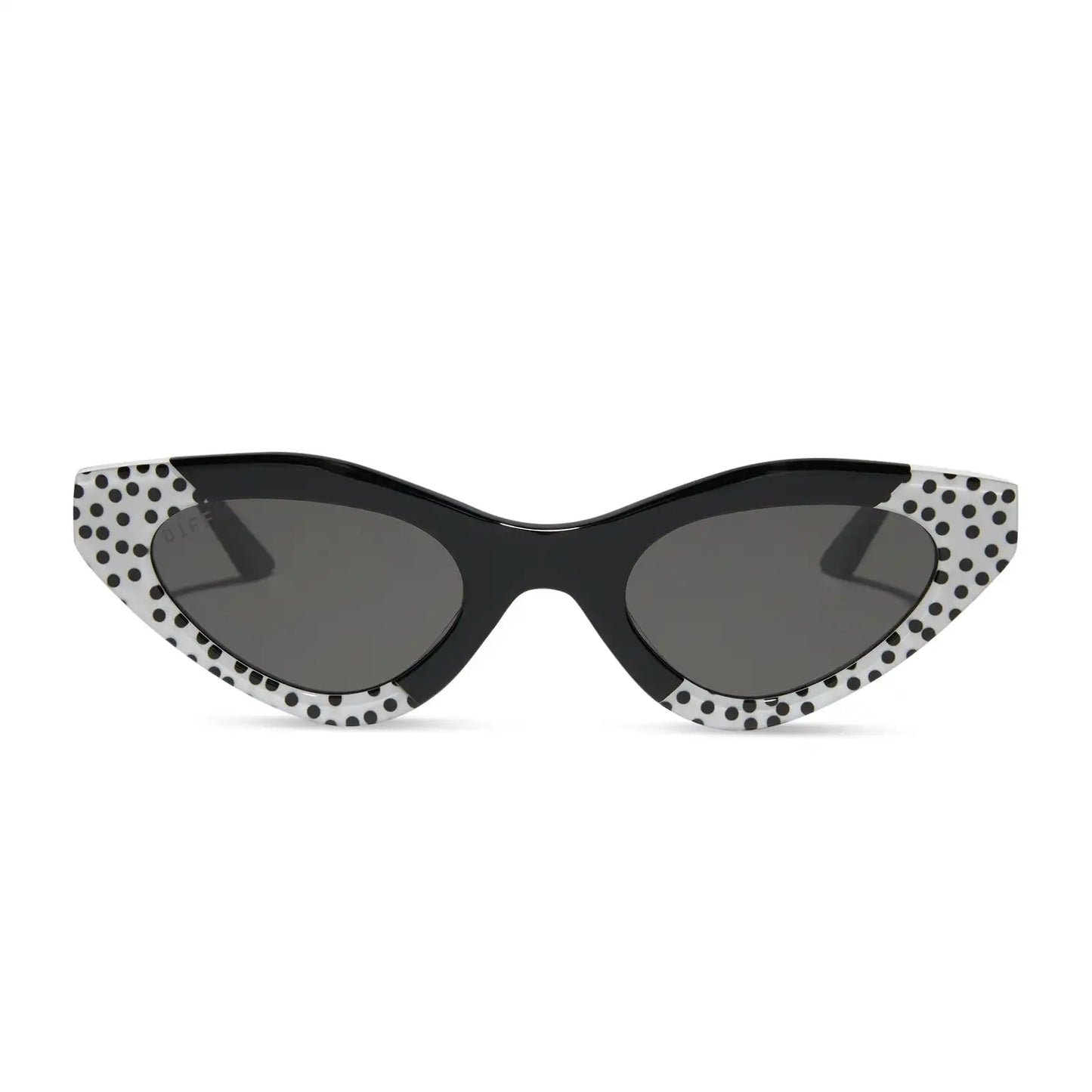 EMILY CAT EYE - MIDNIGHT POLKA DOT + CHIC GREY SUNGLASSES