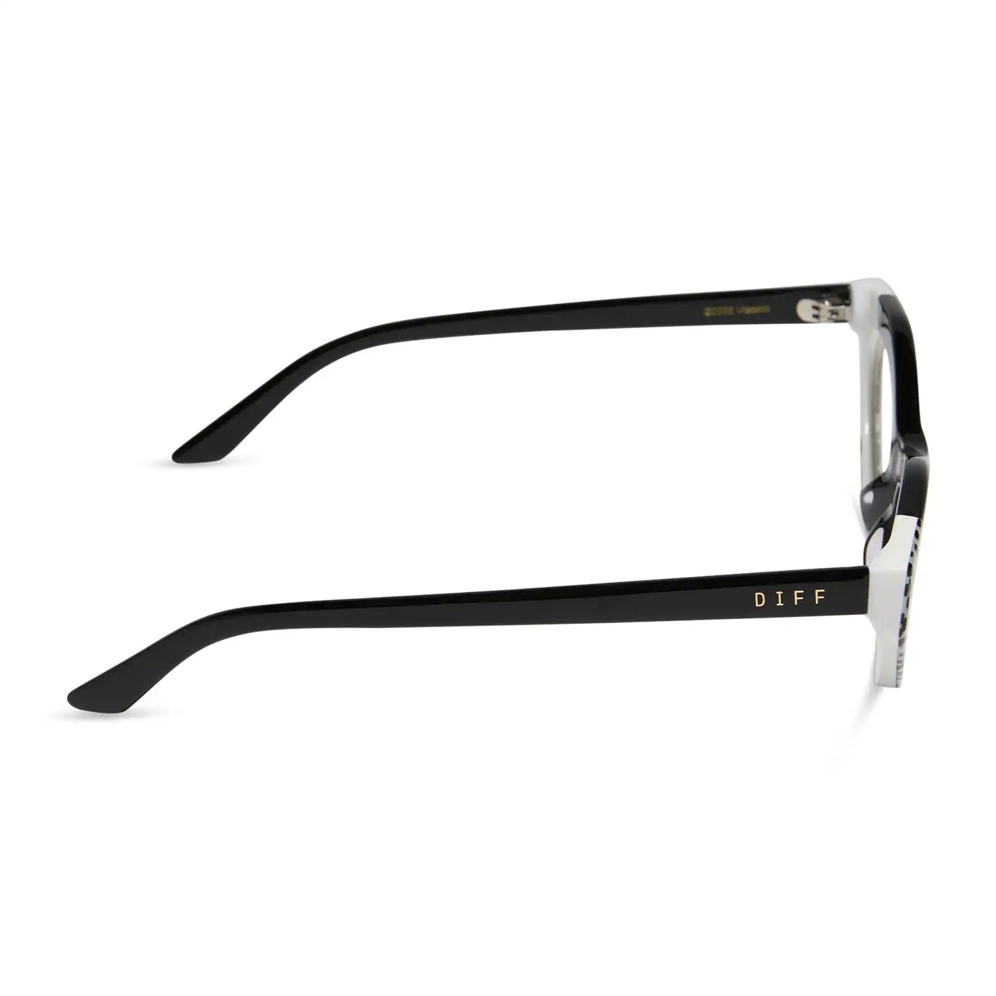 EMILY CAT EYE - MIDNIGHT POLKA DOT + GLASSES