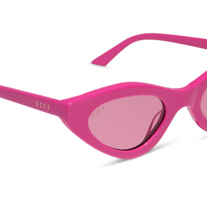 EMILY CAT EYE - PARISIAN PINK + MACARON PINK SUNGLASSES