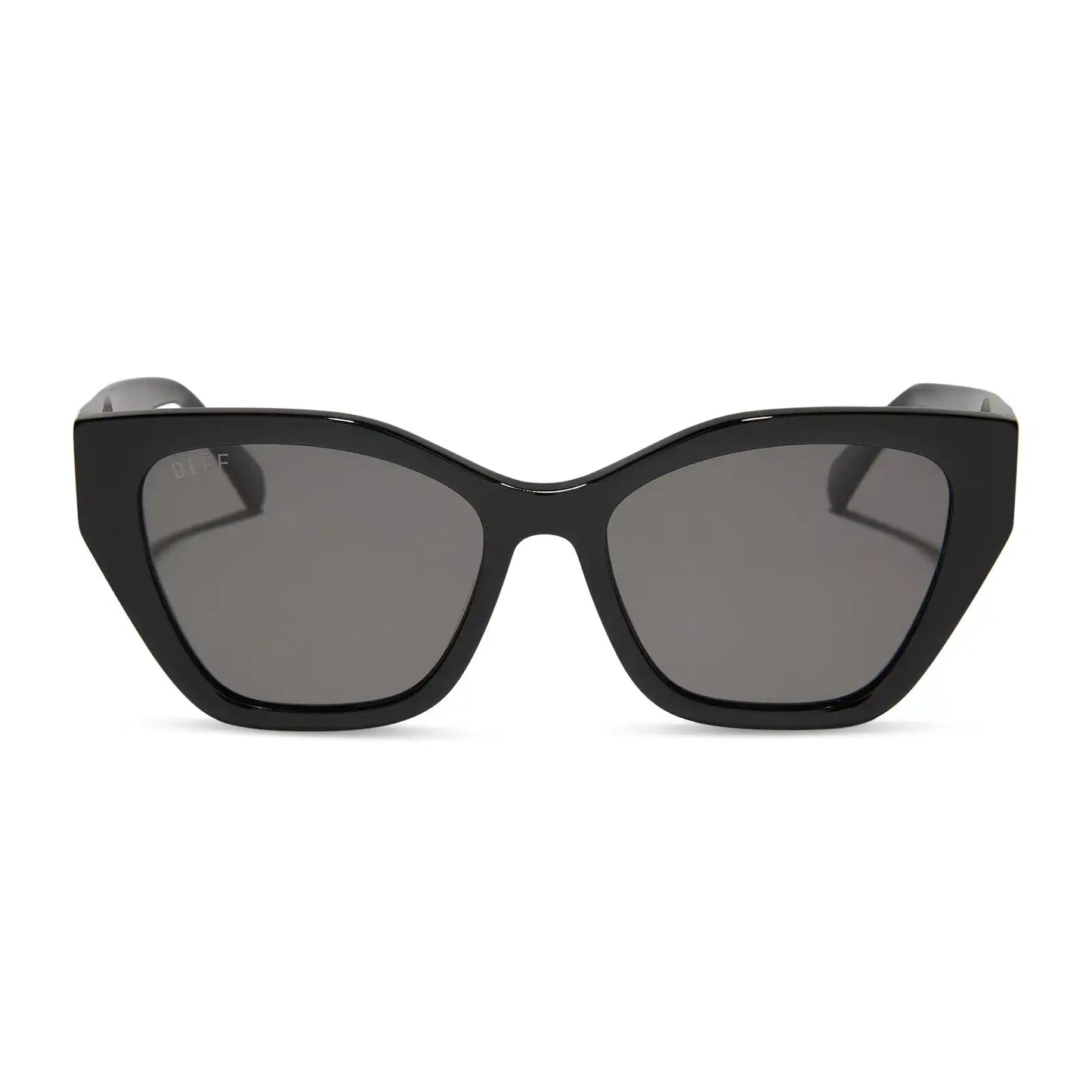 EVIE - BLACK + GREY + POLARIZED SUNGLASSES