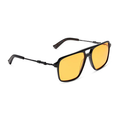 FENNEC SHAND™ - BLACK + ORANGE SUNGLASSES