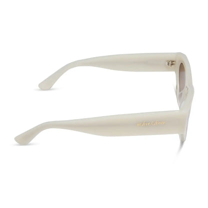 LUCY - MERINGUE + BROWN GRADIENT SUNGLASSES