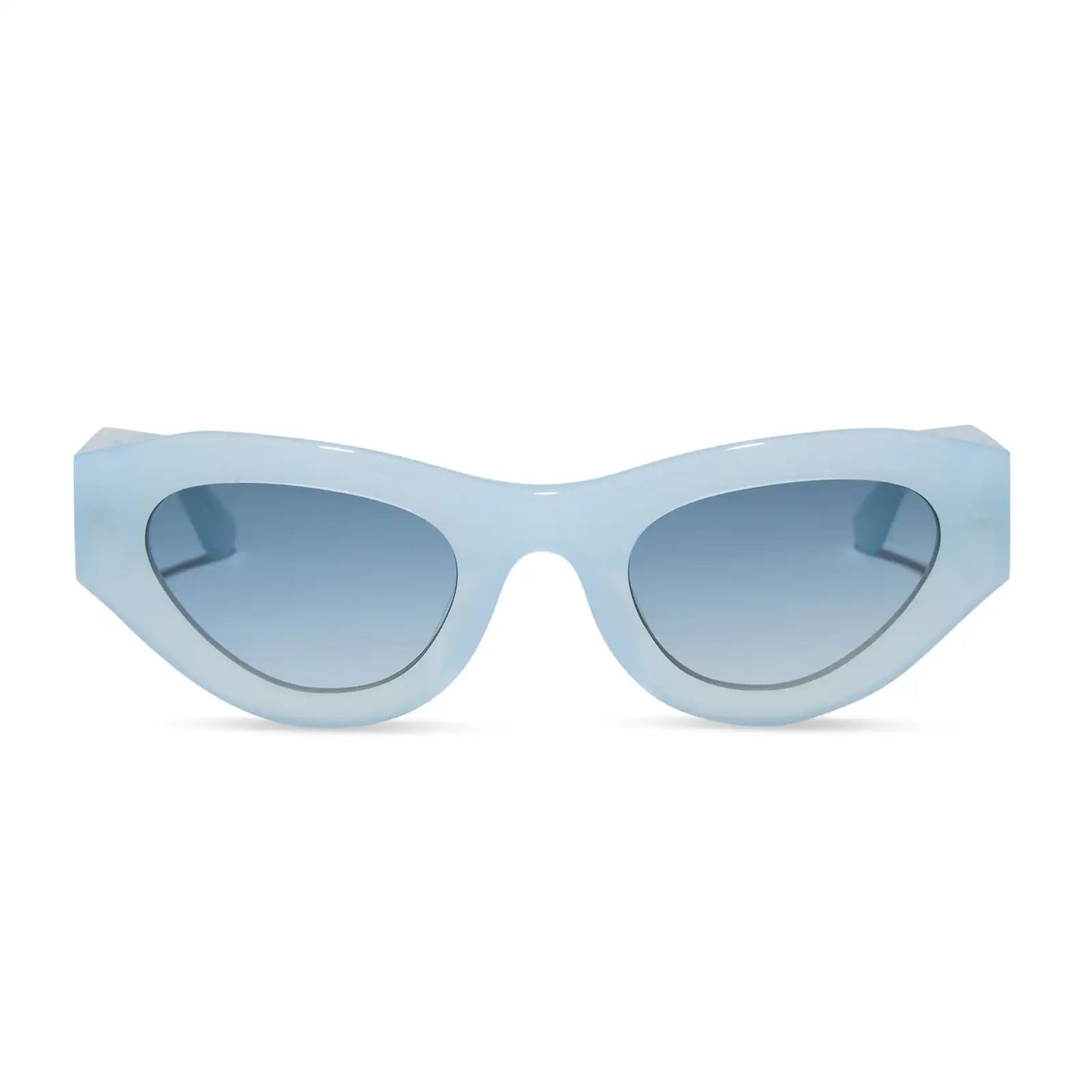 LUCY - PASTEL BLUE + BLUE GRADIENT + POLARIZED SUNGLASSES