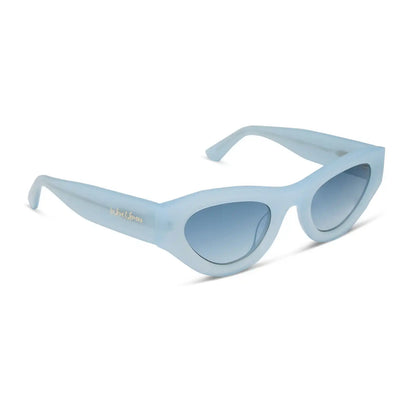 LUCY - PASTEL BLUE + BLUE GRADIENT + POLARIZED SUNGLASSES