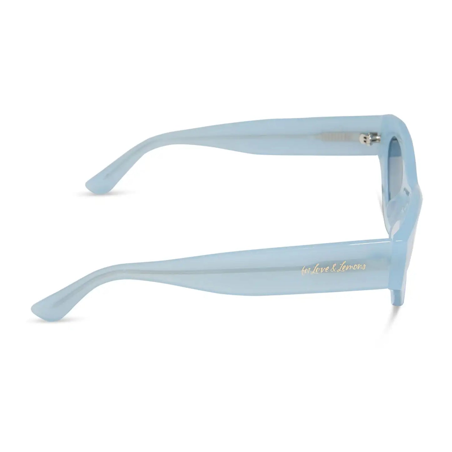 LUCY - PASTEL BLUE + BLUE GRADIENT + POLARIZED SUNGLASSES