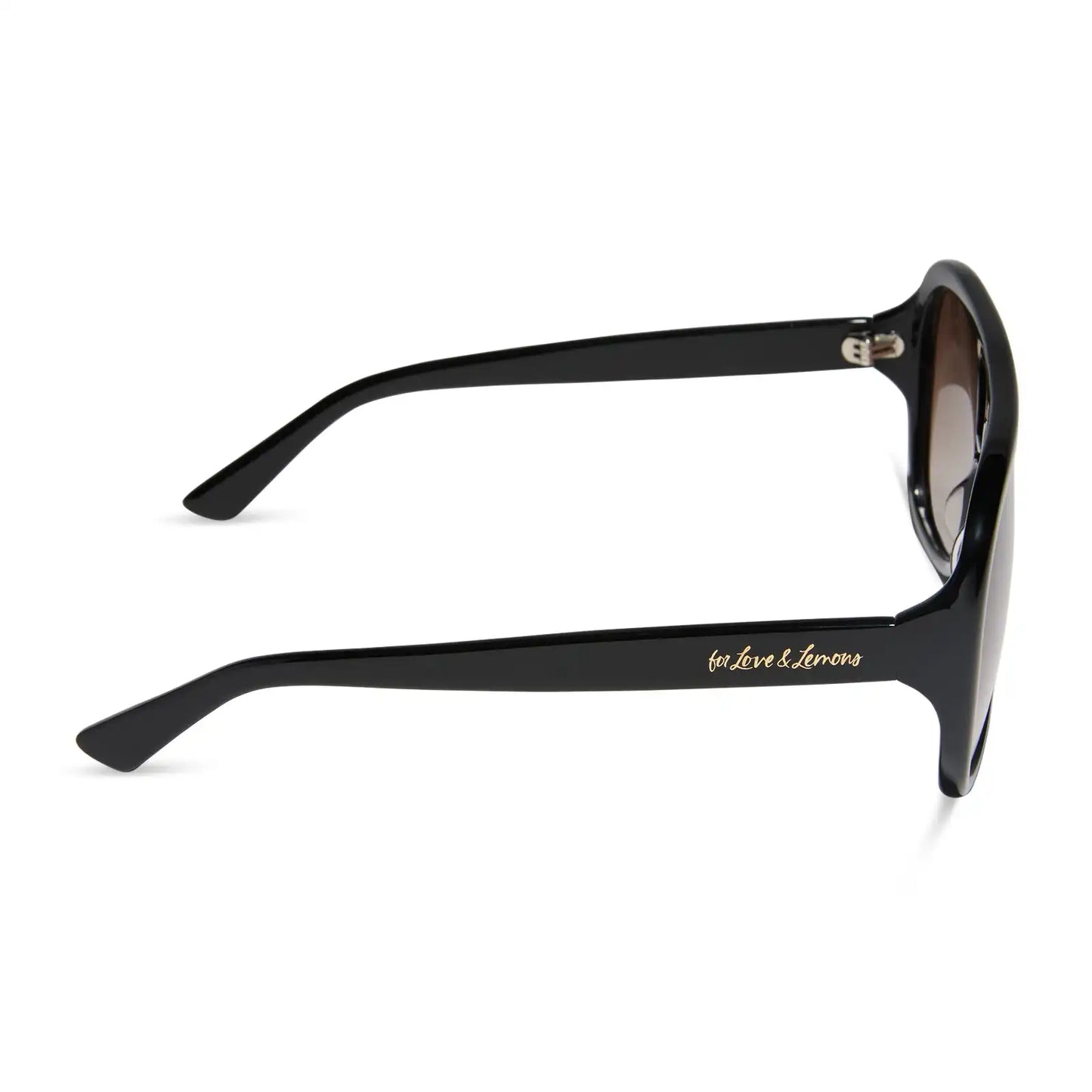 PAULINE - BLACK + BROWN GRADIENT SUNGLASSES