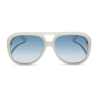 PAULINE - MERINGUE + BLUE GRADIENT SUNGLASSES